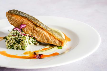 Roasted Salmon part of the Top 10 Tips for Healthy Eating