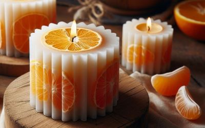 Spiced Orange Christmas Candle